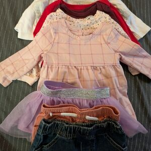 Pink Plaid Kids Top